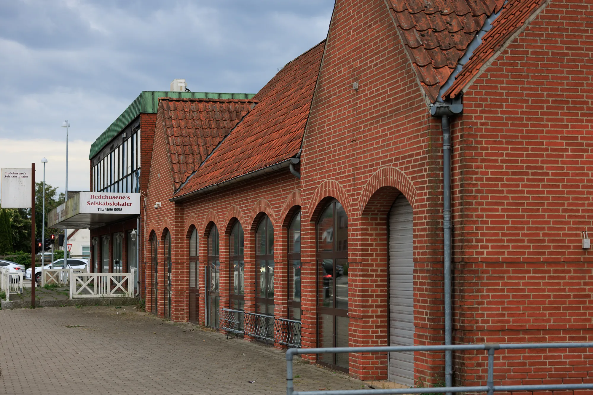 Old brick and utility details in Hedehusene