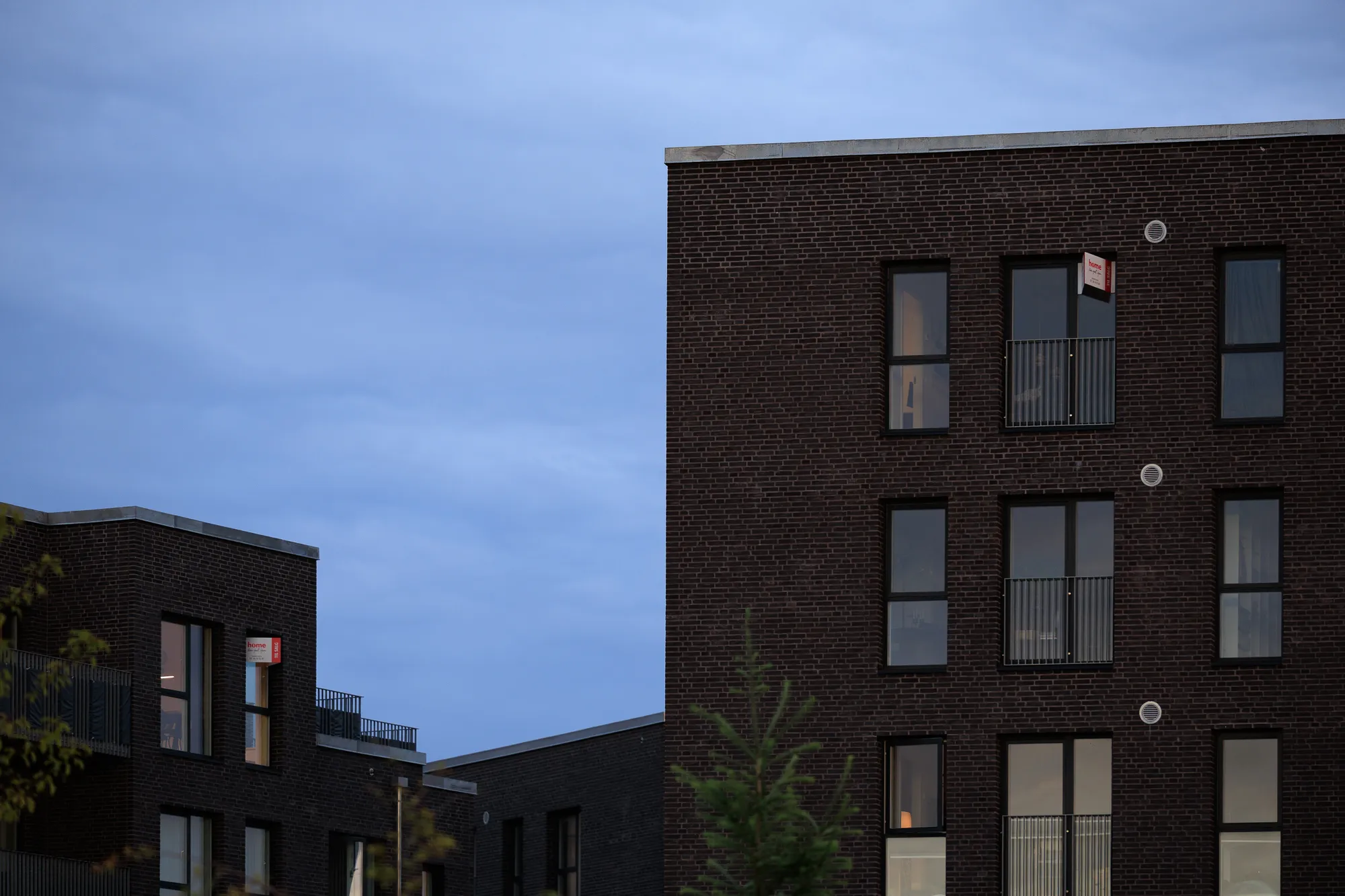 Evening activity along shared paths — Hedehusene