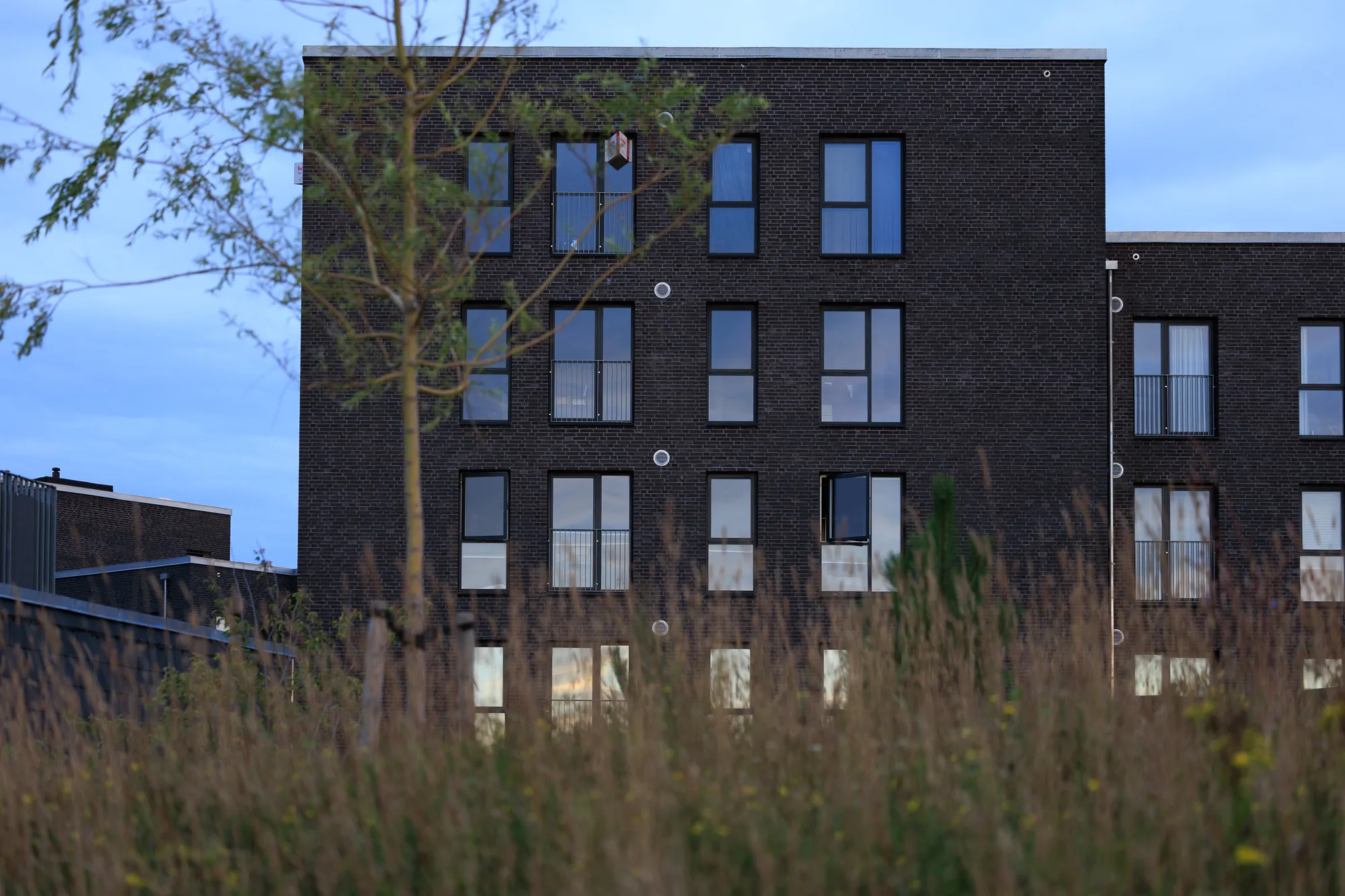 Blue-hour skyline over Nærheden — Greater Copenhagen